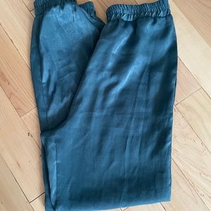 ZARA Blue silk harem pants